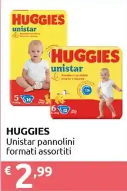 Smoll Huggies Unistar pannolini offerta