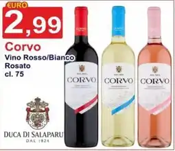 GuMì Supermercati Corvo Vino Rosso/Bianco Rosato offerta