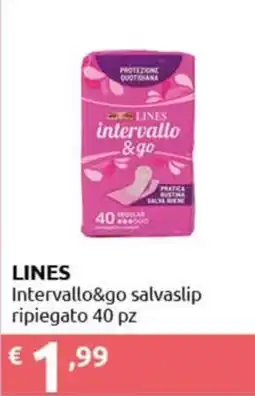 Smoll Lines intervallo & go salvaslip ripiegato offerta
