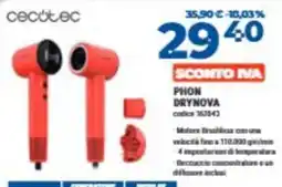 Elettrosintesi Cecotec Phon Drynova offerta