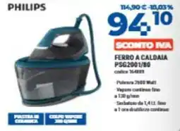 Elettrosintesi Philips ferro a caldaia offerta