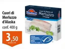 Panapesca Cuori di filetto di Merluzzo d'Alaska offerta