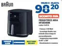 Elettrosintesi Braun friggitrice aria offerta