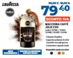 Elettrosintesi Lavazza macchina caffè Jolie Evo offerta