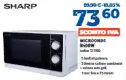Elettrosintesi Sharp microonde R600W offerta