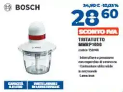 Elettrosintesi Bosch Tritatutto MMRP1000 offerta