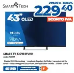 Elettrosintesi Smart TV 43QV02VUHD offerta