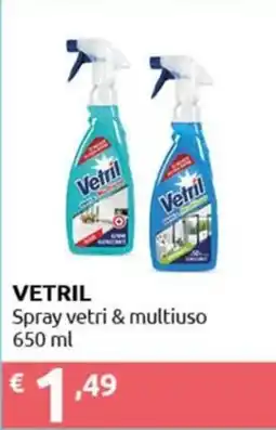 Smoll Vetril Spray vetri & multiuso offerta