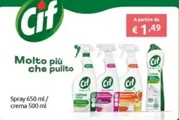 Smoll Cif spray, crema offerta