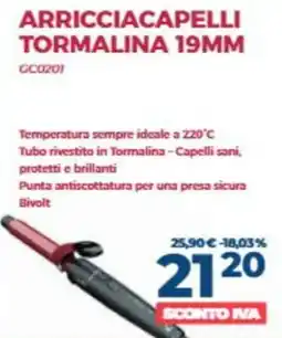Elettrosintesi Arricciacapelli Tormalina 19mm offerta