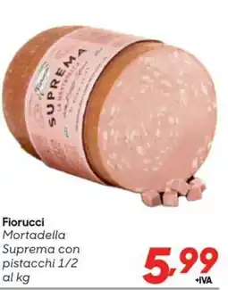 Pac Cash&Carry Fiorucci Mortadella Suprema con pistacchi 1/2 offerta