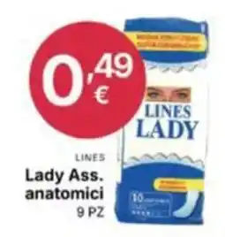 Ingroshop Lines Lady Ass. anatomici offerta