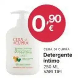 Ingroshop Cera di Cupra Detergente intimo offerta
