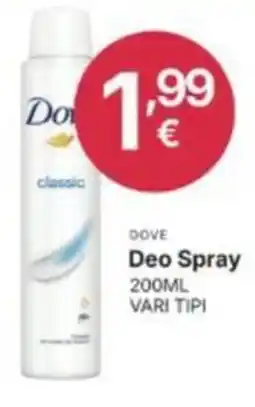 Ingroshop Dove Deo Spray offerta