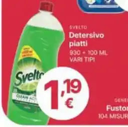 Ingroshop Svelto Detersivo piatti offerta