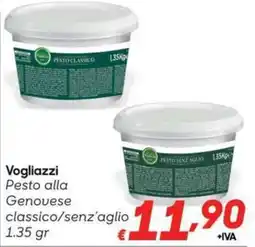 Pac Cash&Carry Vogliazzi Pesto alla Genovese classico/senz'aglio offerta