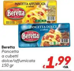 Pac Cash&Carry Beretta Pancetta a cubetti dolce/affumicata offerta