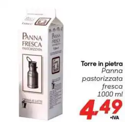 Pac Cash&Carry Torre in pietra Panna pastorizzata fresca offerta