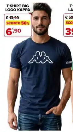 Iperal T-shirt big logo kappa offerta