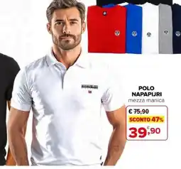Iperal Polo Napapijri mezza manica offerta