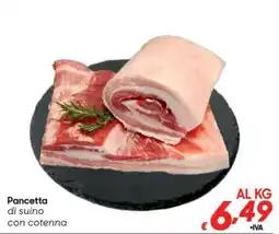 Pac Cash&Carry Pancetta di suino con cotenna offerta
