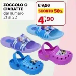 Iperal Zoccolo o ciabatte offerta