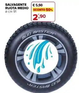 Iperal Salvagente ruota medio Mud Master offerta