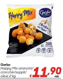 Pac Cash&Carry Garbo Happy Mix arancini/crocchè/suppli/olive offerta