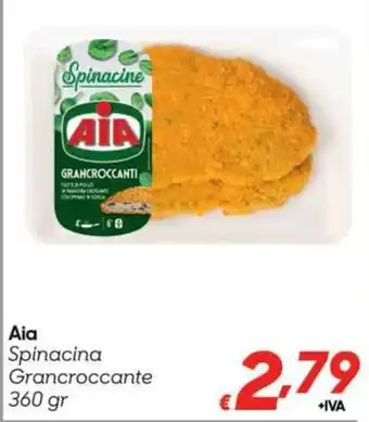 Pac Cash&Carry Aia Spinacina Grancroccante offerta