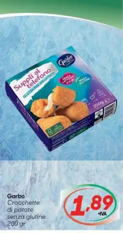 Pac Cash&Carry Garbo Crocchette di patate senza glutine offerta