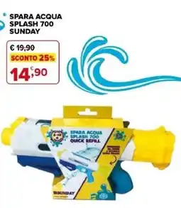 Iperal Spara acqua splash 700 sunday offerta