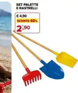 Iperal Set palette e rastrelli offerta