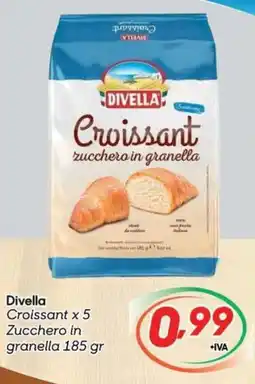 Pac Cash&Carry Divella Croissant zucchero in granella offerta