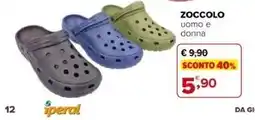 Iperal Zoccolo uomo e donna offerta