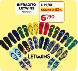 Iperal Infradito donna Letwins offerta