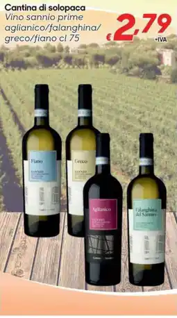 Pac Cash&Carry Cantina di solopaca Vino sannio prime offerta