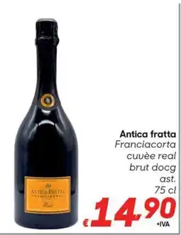 Pac Cash&Carry Antica fratta Franciacorta cuvée real brut docg offerta