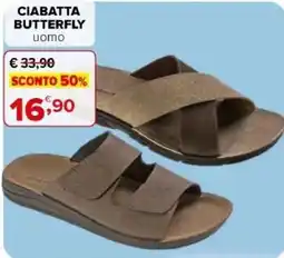 Iperal Ciabatta butterfly uomo offerta