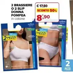 Iperal Brassiere o slip donna in cotone Pompea offerta