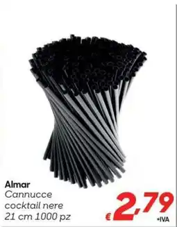 Pac Cash&Carry Almar Cannucce cocktail nere offerta