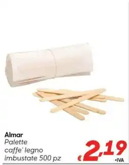 Pac Cash&Carry Almar Palette caffe' legno offerta