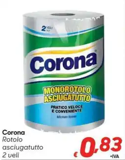 Pac Cash&Carry Corona rotolo asciugatutto offerta