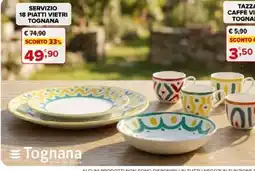 Iperal Servizio 18 piatti Vietri Tognana offerta