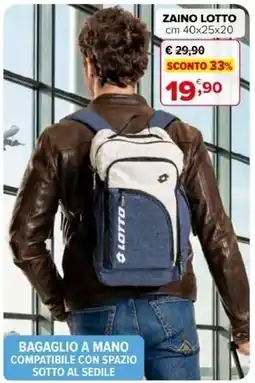Iperal Zaino Lotto offerta