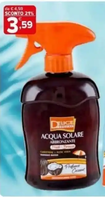 Delice acqua solare abbronzante