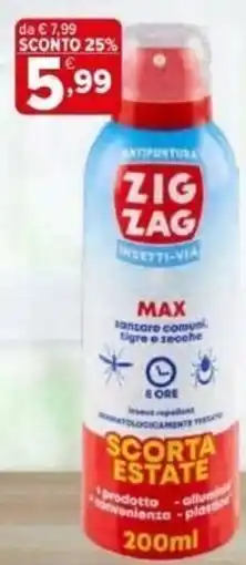 Iperal Zig Zag Insetti-Via Max offerta
