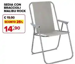 Iperal Sedia con braccioli Malibu Rock offerta
