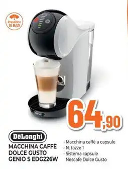 Extracoop DeLonghi Macchina Caffè Dolce Gusto Genio S offerta