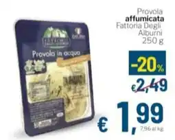 Aldel Discount Provola affumicata Fattoria Degli Alburni offerta