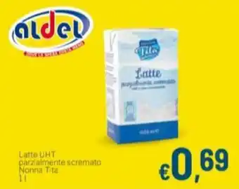 Latte UHT parzialmente scremato Nonna Tita